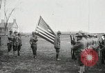 Image of US Army troops and band marching with flag during training United States USA, 1916, second 10 stock footage video 65675022632