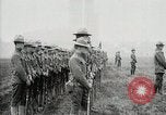 Image of US Army troops and band marching with flag during training United States USA, 1916, second 47 stock footage video 65675022632