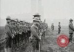 Image of US Army troops and band marching with flag during training United States USA, 1916, second 48 stock footage video 65675022632