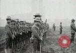 Image of US Army troops and band marching with flag during training United States USA, 1916, second 51 stock footage video 65675022632