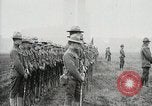 Image of US Army troops and band marching with flag during training United States USA, 1916, second 52 stock footage video 65675022632