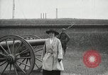 Image of US Army soldier shows cannon to woman United States USA, 1916, second 11 stock footage video 65675022633