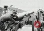 Image of US Army soldier shows cannon to woman United States USA, 1916, second 30 stock footage video 65675022633