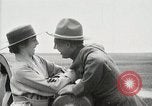 Image of US Army soldier shows cannon to woman United States USA, 1916, second 46 stock footage video 65675022633