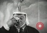 Image of Fat man playing tiny drum vintage humor United States USA, 1916, second 32 stock footage video 65675022634