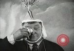 Image of Fat man playing tiny drum vintage humor United States USA, 1916, second 34 stock footage video 65675022634