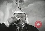 Image of Fat man playing tiny drum vintage humor United States USA, 1916, second 38 stock footage video 65675022634