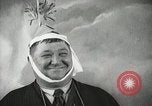 Image of Fat man playing tiny drum vintage humor United States USA, 1916, second 44 stock footage video 65675022634