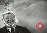 Image of Fat man playing tiny drum vintage humor United States USA, 1916, second 47 stock footage video 65675022634