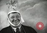 Image of Fat man playing tiny drum vintage humor United States USA, 1916, second 51 stock footage video 65675022634