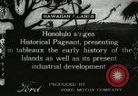 Standbild Historische Parade Hawaii USA, 1916, aus Sekunde 1 historischem Filmmaterial Videoclip 65675022635