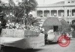 Standbild Historische Parade Hawaii USA, 1916, aus Sekunde 50 historischem Filmmaterial Videoclip 65675022635