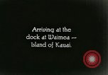 Immagine di Il capitano James Cook monumento Waimea Hawaii USA, 1928, secondo 6 filmato di repertorio 65675022671