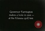 Immagine di Giocare a golf presso il Kilauea National Park Hawaii USA, 1928, secondo 3 filmato di repertorio 65675022675