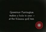 Immagine di Giocare a golf presso il Kilauea National Park Hawaii USA, 1928, secondo 4 filmato di repertorio 65675022675