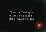 Immagine di Giocare a golf presso il Kilauea National Park Hawaii USA, 1928, secondo 6 filmato di repertorio 65675022675
