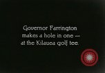 Immagine di Giocare a golf presso il Kilauea National Park Hawaii USA, 1928, secondo 8 filmato di repertorio 65675022675