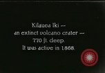 Immagine di Il Kilauea Lki cratere in Hawaii Hawaii USA, 1928, secondo 1 filmato di repertorio 65675022676