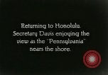 Image of Secretary Davis Hawaii USA, 1928, second 60 stock footage video 65675022678