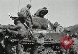 Image of Infantrymen riding on M46 tanks Korea, 1951, second 42 stock footage video 65675022679
