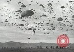 Image of Massive air drop by 187th Airborne Regimental Combat Team Korea, 1951, second 10 stock footage video 65675022693