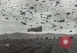 Image of Massive air drop by 187th Airborne Regimental Combat Team Korea, 1951, second 13 stock footage video 65675022693