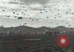 Image of Massive air drop by 187th Airborne Regimental Combat Team Korea, 1951, second 15 stock footage video 65675022693