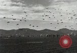 Image of Massive air drop by 187th Airborne Regimental Combat Team Korea, 1951, second 18 stock footage video 65675022693