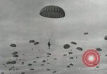 Image of Massive air drop by 187th Airborne Regimental Combat Team Korea, 1951, second 27 stock footage video 65675022693
