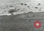 Image of Massive air drop by 187th Airborne Regimental Combat Team Korea, 1951, second 32 stock footage video 65675022693