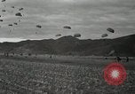 Image of 187th Regimental Combat Team parachutes onto field  Korea, 1951, second 61 stock footage video 65675022702