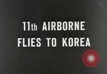 Image of 187th Regiment of 11th Airborne Division South Korea, 1950, second 5 stock footage video 65675022717