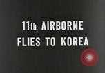 Image of 187th Regiment of 11th Airborne Division South Korea, 1950, second 6 stock footage video 65675022717