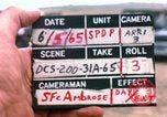Image of 173rd Airborne Brigade Vietnam Bien Hoa Air Base, 1965, second 5 stock footage video 65675022736