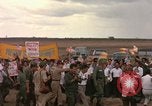 Image of 173rd Airborne Brigade Vietnam Bien Hoa Air Base, 1965, second 47 stock footage video 65675022736