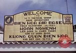 Image of 173rd Airborne Brigade troops Vietnam Bien Hoa Air Base, 1965, second 16 stock footage video 65675022737