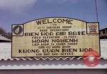 Image of 173rd Airborne Brigade troops Vietnam Bien Hoa Air Base, 1965, second 27 stock footage video 65675022737