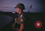 Image of 173rd Airborne Brigade troops Vietnam Bien Hoa Air Base, 1965, second 53 stock footage video 65675022737