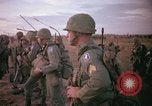 Image of 173rd Airborne Brigade troops Vietnam Bien Hoa Air Base, 1965, second 8 stock footage video 65675022738