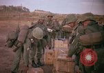 Image of 173rd Airborne Brigade troops Vietnam Bien Hoa Air Base, 1965, second 17 stock footage video 65675022738