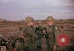 Image of 173rd Airborne Brigade troops Vietnam Bien Hoa Air Base, 1965, second 30 stock footage video 65675022738
