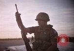 Image of 173rd Airborne Brigade troops Vietnam Bien Hoa Air Base, 1965, second 37 stock footage video 65675022738