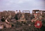 Image of 173rd Airborne Brigade troops Vietnam Bien Hoa Air Base, 1965, second 56 stock footage video 65675022738