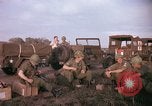 Image of 173rd Airborne Brigade troops Vietnam Bien Hoa Air Base, 1965, second 57 stock footage video 65675022738