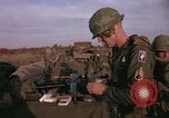 Image of 173rd Airborne Brigade troops Vietnam Bien Hoa Air Base, 1965, second 5 stock footage video 65675022739