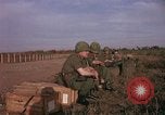 Image of American Army 173rd Airborne Brigade troops in Vietnam Vietnam Bien Hoa Air Base, 1965, second 10 stock footage video 65675022740