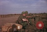 Image of American Army 173rd Airborne Brigade troops in Vietnam Vietnam Bien Hoa Air Base, 1965, second 11 stock footage video 65675022740