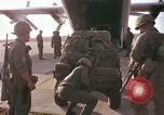 Image of American Army 173rd Airborne Brigade troops in Vietnam Vietnam Bien Hoa Air Base, 1965, second 24 stock footage video 65675022740