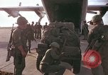 Image of American Army 173rd Airborne Brigade troops in Vietnam Vietnam Bien Hoa Air Base, 1965, second 28 stock footage video 65675022740