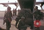 Image of American Army 173rd Airborne Brigade troops in Vietnam Vietnam Bien Hoa Air Base, 1965, second 29 stock footage video 65675022740